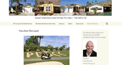 Desktop Screenshot of palmspringsmobilehomesforsale.com