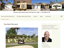 Tablet Screenshot of palmspringsmobilehomesforsale.com